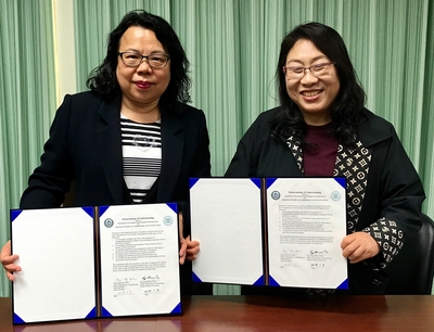 A Delegation of Pusan National University from Korea Visited AU and Signed an Exchange MOU